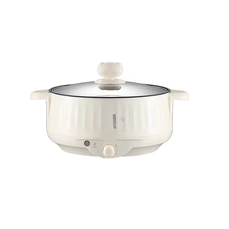 220V Multi Cookers Single/Double Layer Electric Pot 1-2 People Household Non-Stick Pan Hot Pot Rice Cooker Cooking Appliances