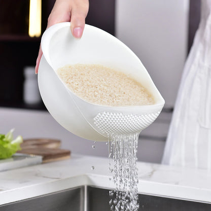 Multi-Purpose Rice Drainage Basket and Fruit and Vegetable Drainage Sieve Kitchen Tool Kitchen Gadgets Accessories