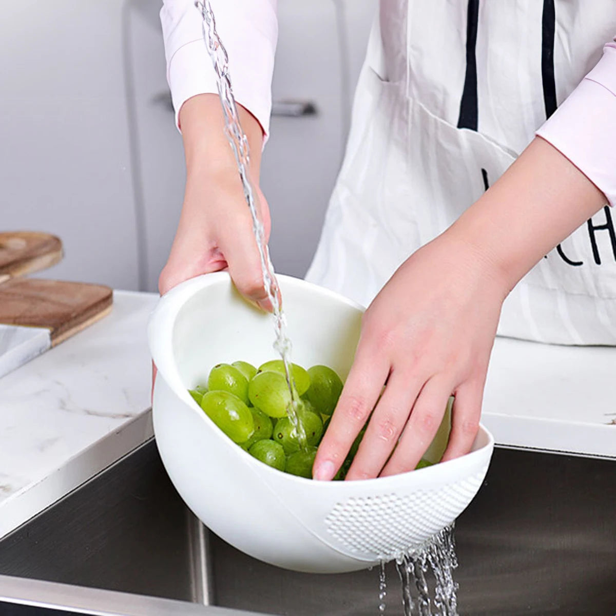 Multi-Purpose Rice Drainage Basket and Fruit and Vegetable Drainage Sieve Kitchen Tool Kitchen Gadgets Accessories